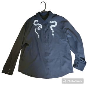 Serpent Button Up Shirt